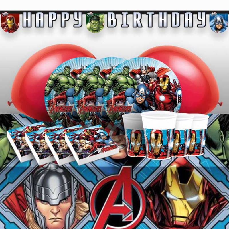 Marvel Avengers Birthday Party Pack (Premium)