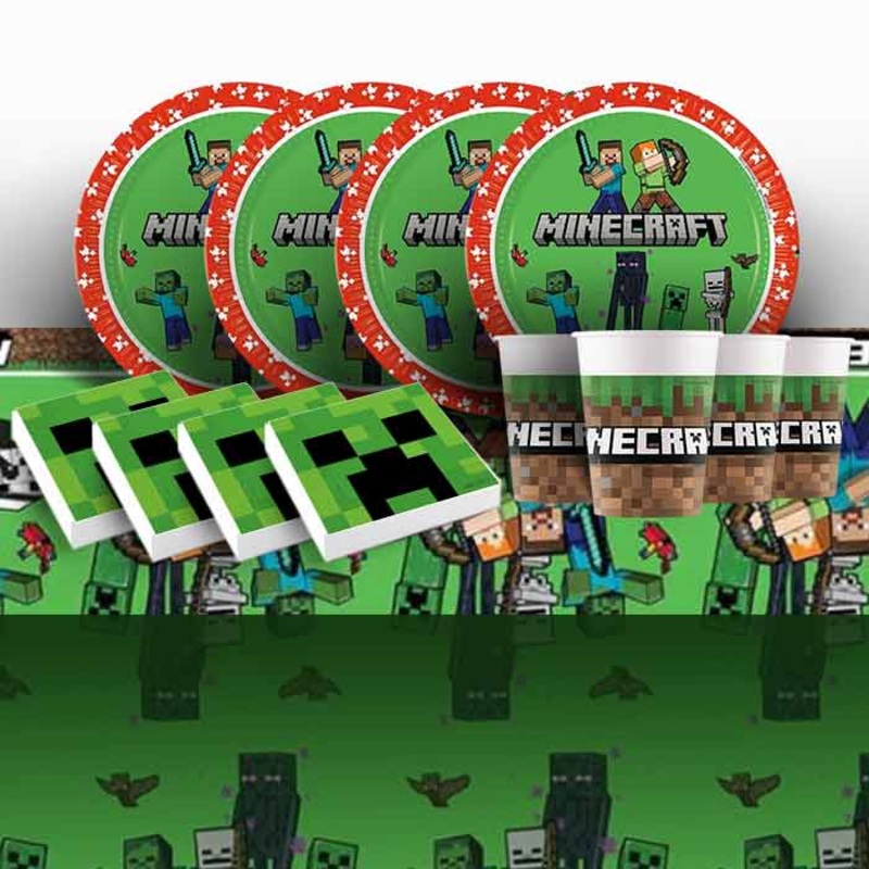 Minecraft Tableware Party Pack