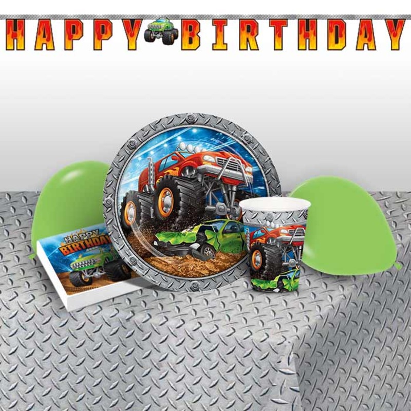 Monster Truck Birthday Party Pack (Premium)