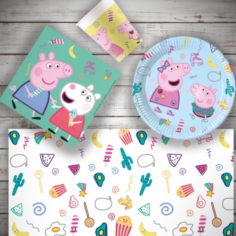 Peppa Pig Party Pack Treat Design (Tableware)