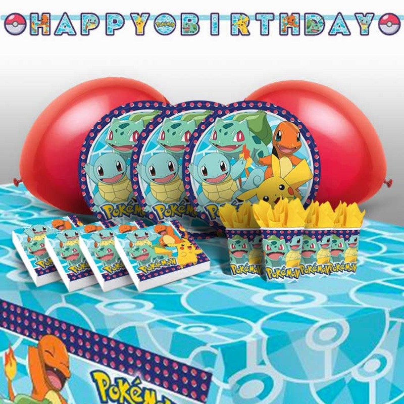 Pokemon Party Pack with Decorations