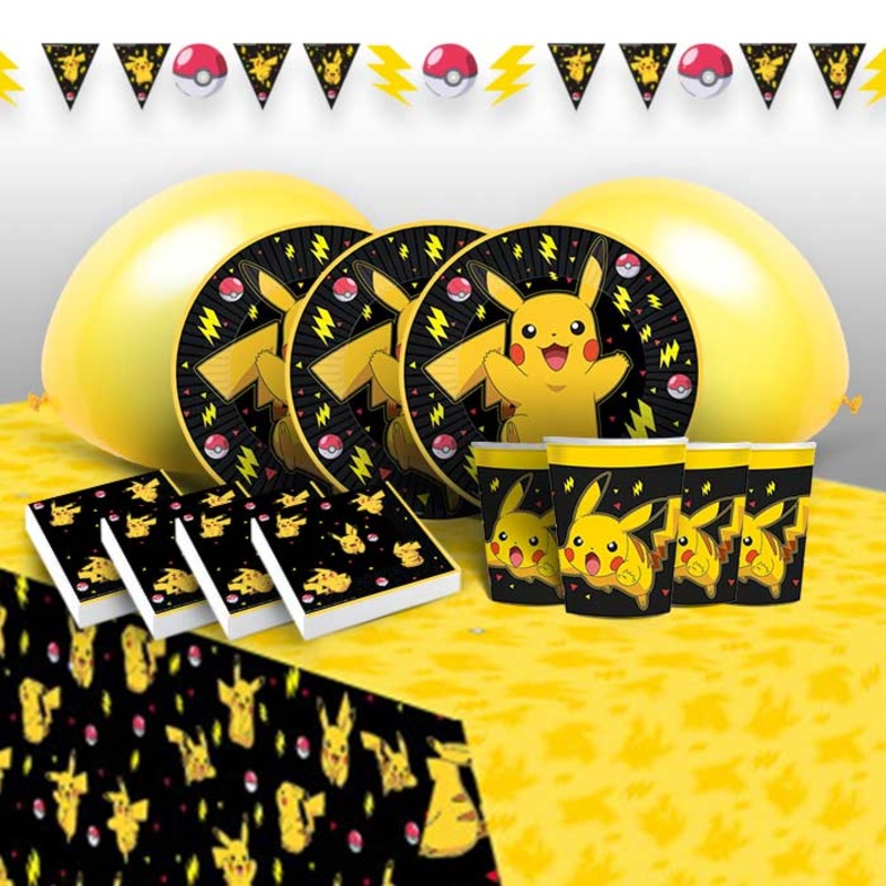Pokemon Pikachu Party Pack with Decorations