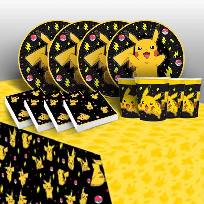 Pokemon Pikachu Tableware Party Pack