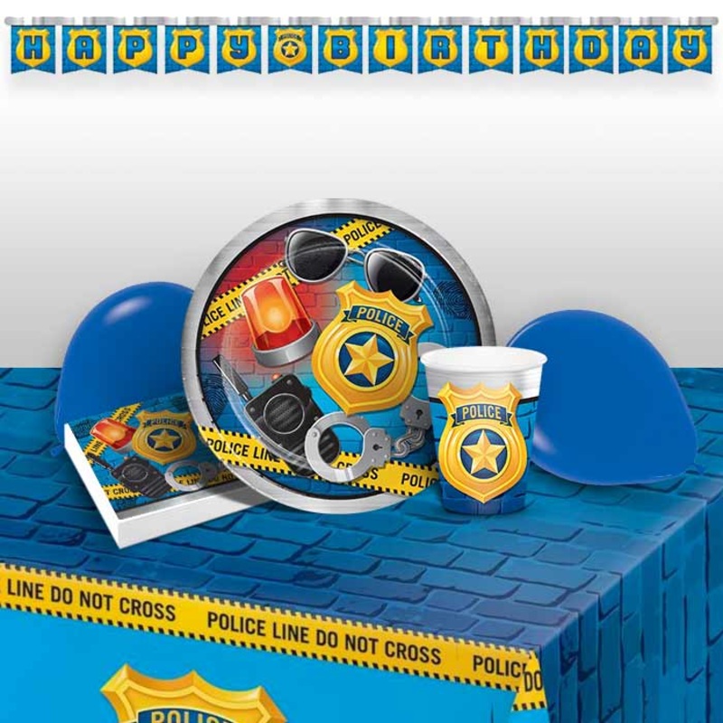 Police Birthday Party Pack (Premium)