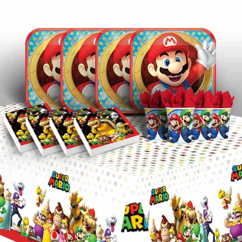 Super Mario Plates and Napkins Pack