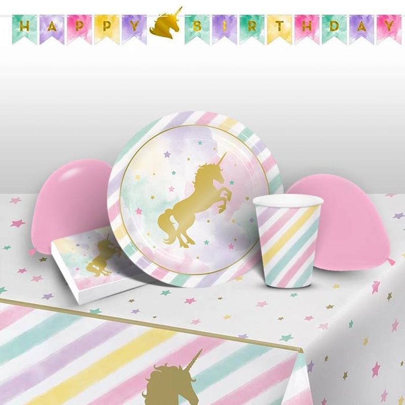 Pastel Unicorn Party Packs (Premium)