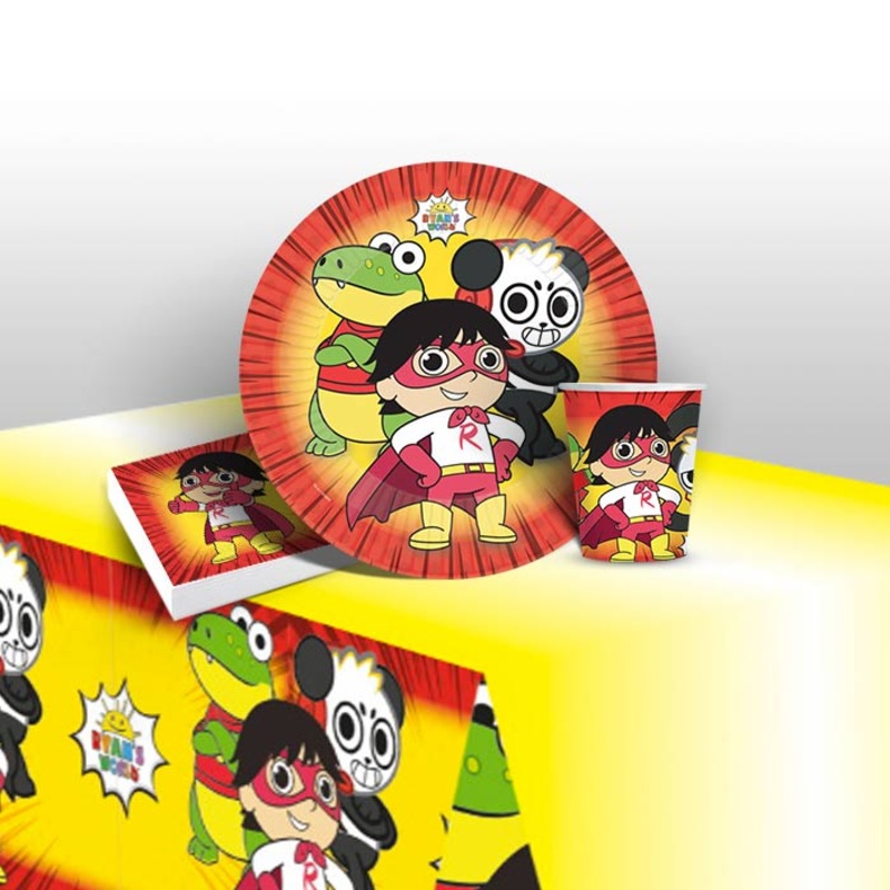 Ryan's World Tableware Party Pack