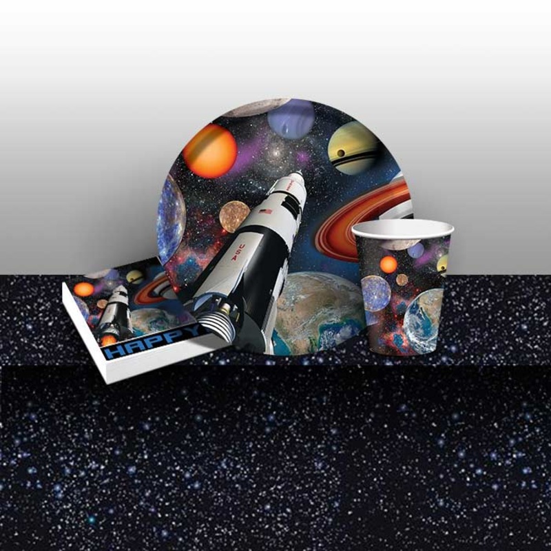 Space Party Plates and Napkins Party Pack