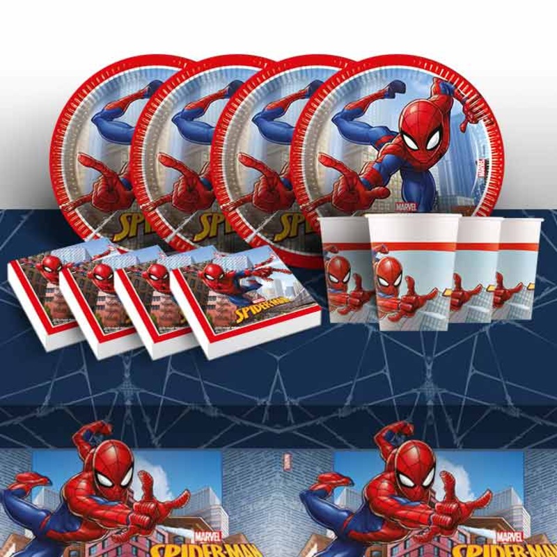 Spiderman Tableware Party Kit