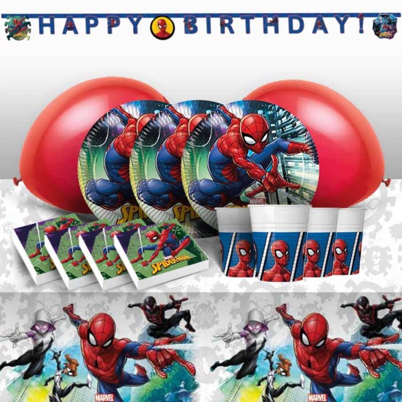 Spiderman Team Up Birthday Party Pack (Premium)