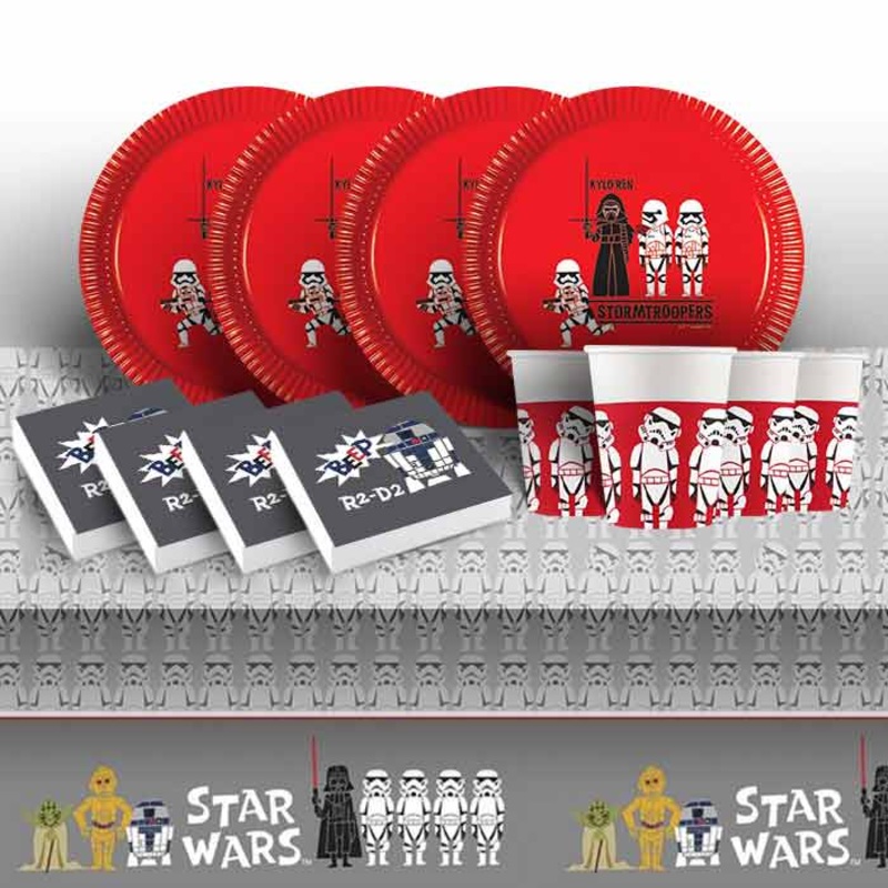 Star Wars Retro Tableware Party Pack