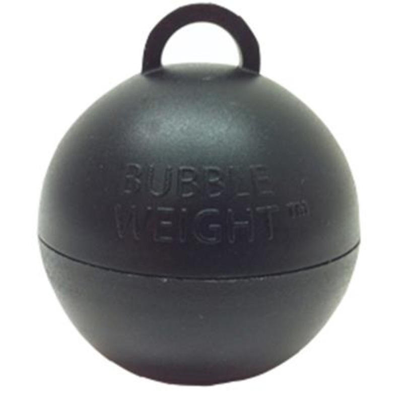 Black Balloon Weights - Bubble Pack of 25