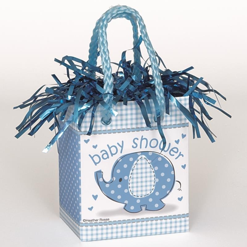 Blue Elephant Baby Shower Mini Gift Bag Balloon Weight - Buy Online