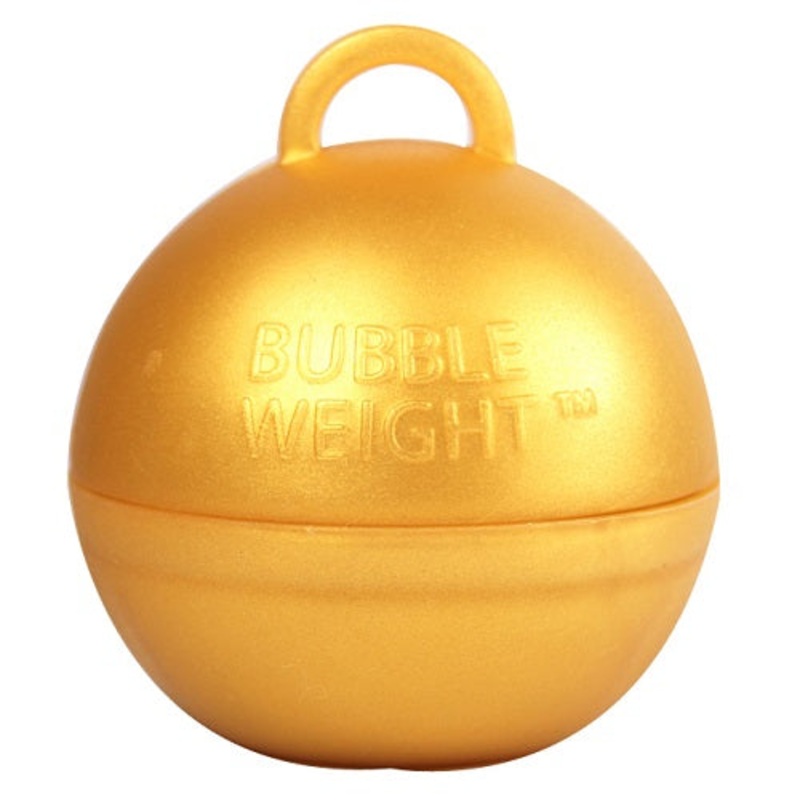 Gold Bubble Balloon Weights Pack of 25