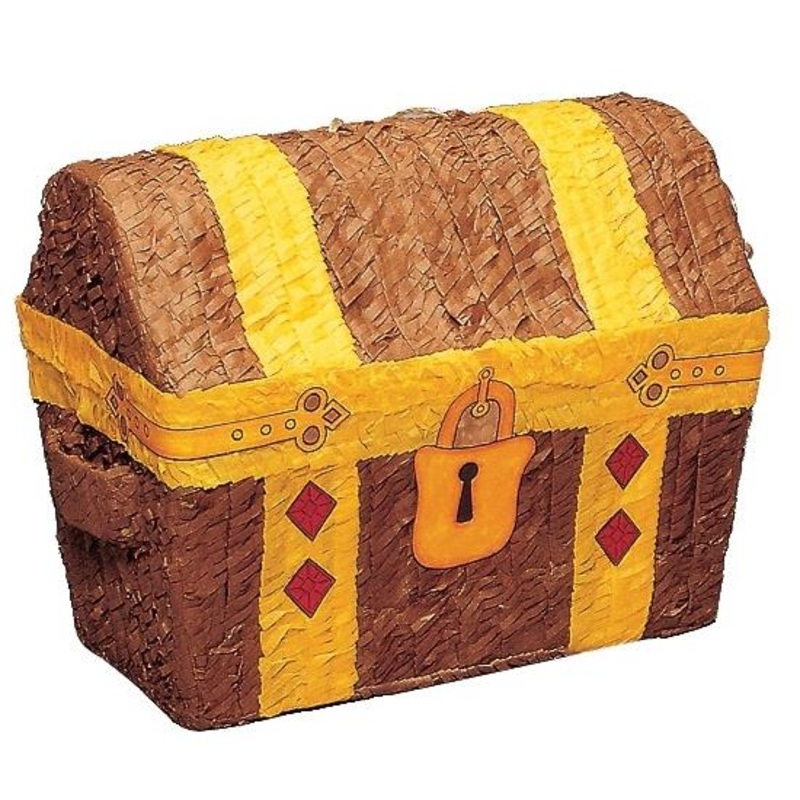Pirate Treasure Chest Pinata Party Game | Decoration