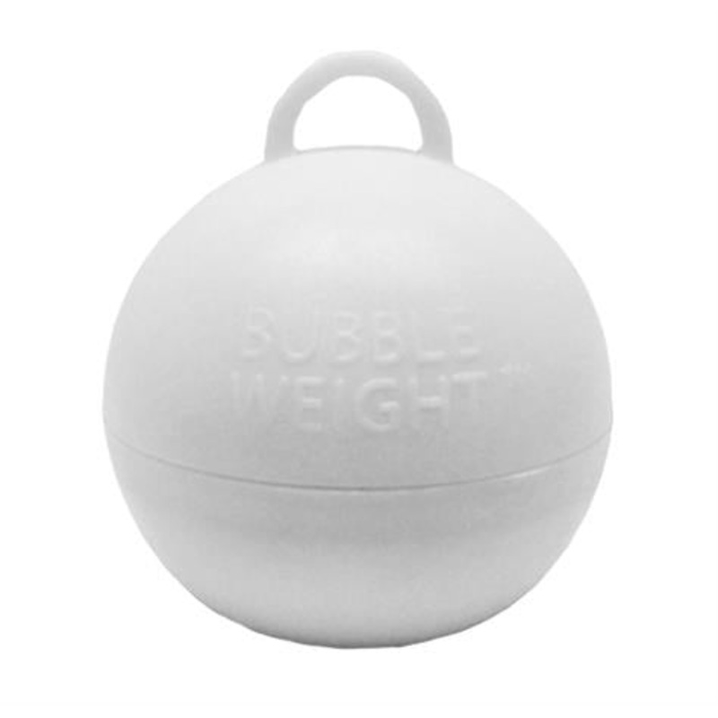 White Bubble Balloon Weight 35g Table Centrepiece | Decoration (Bulk) Pack of 25