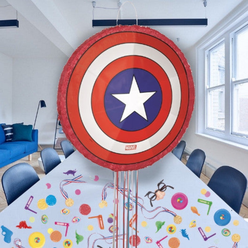 Captain America Shield Filled Pinata Kit