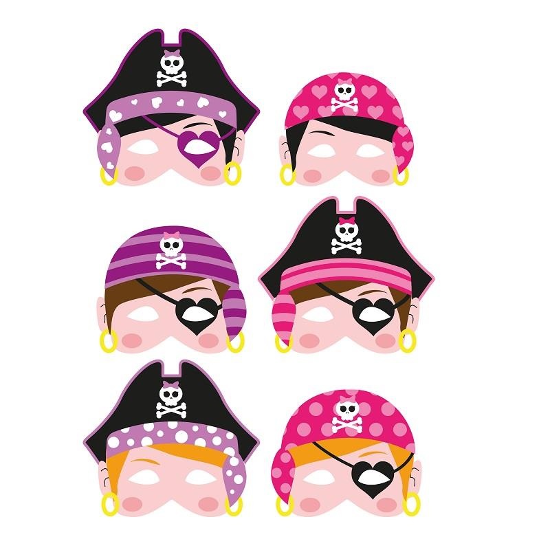 Girls Pirate Party Favour | Face Masks - Buy Online