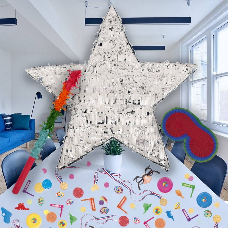 Star Pinata Kit with Favours & Confetti