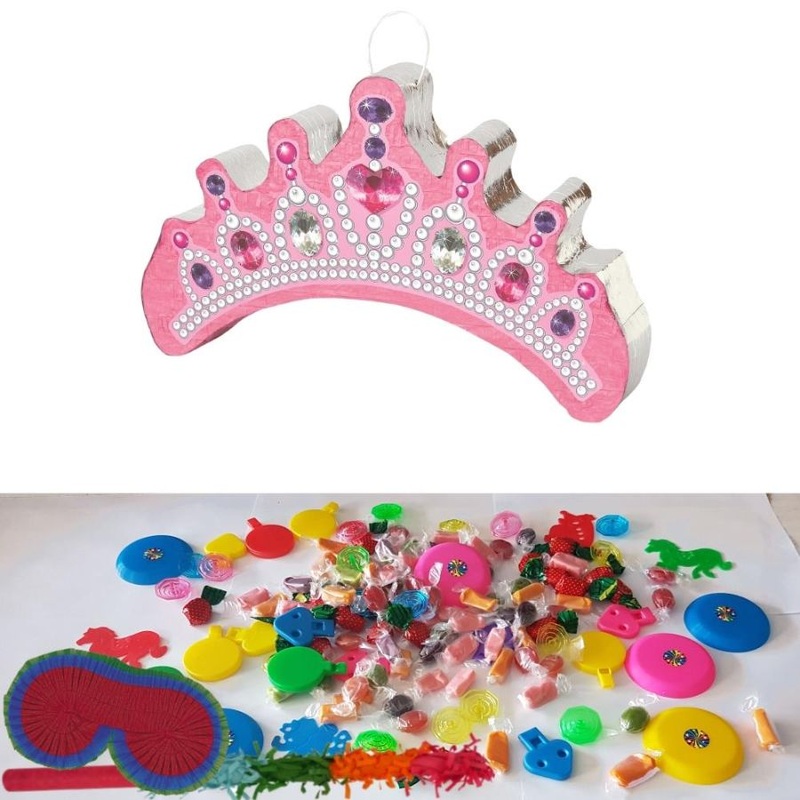 Tiara Pinata Party Kit with Favours and Confetti - Buy Online
