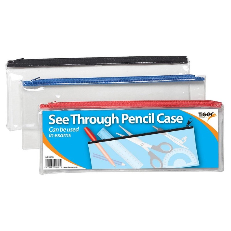 Transparent 30cm Exam Pencil Case - Buy Online