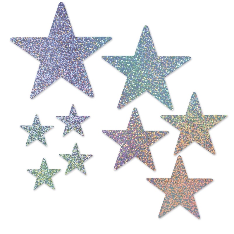108 Pack Beistle Packaged Star Party Cutouts