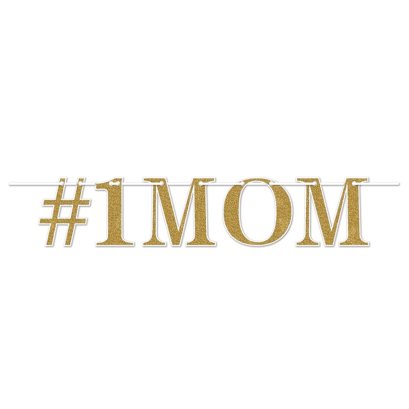 12 Pack Beistle #1 Mom Mother's Day Streamer