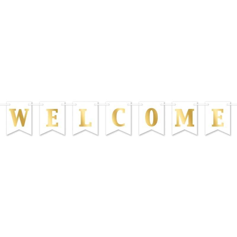 12 Pack Beistle Foil Welcome Party Streamer