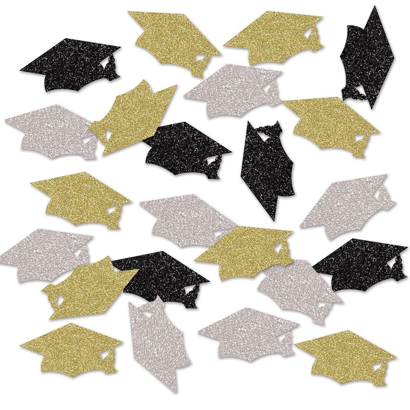 12 Pack Beistle Graduation Party Deluxe Sparkle Confetti (0.5 Oz/Pkg)