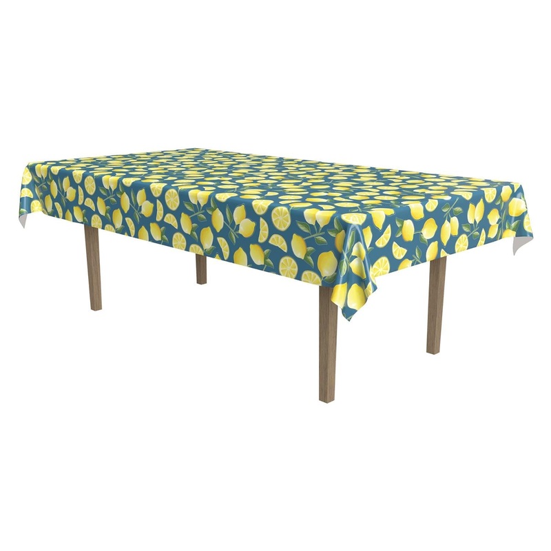 12 Pack Beistle Lemon Party Tablecover