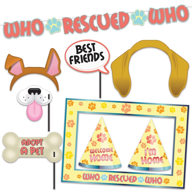 12 Pack Beistle Who Rescued Who Party Kit