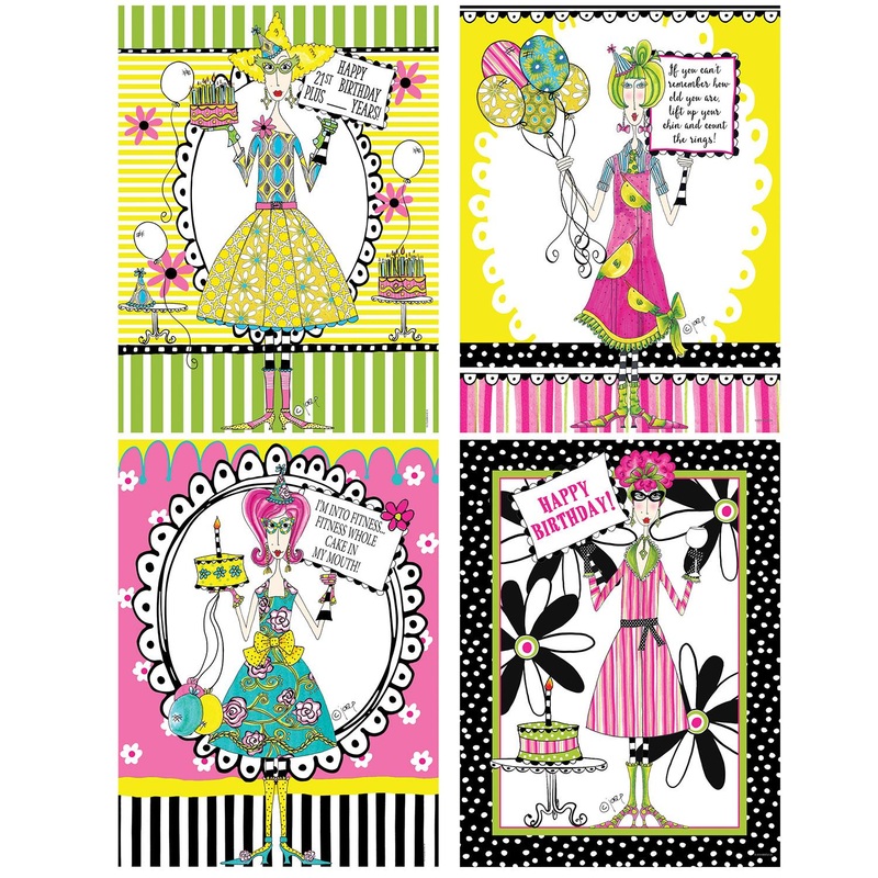 48 Pack Beistle Dolly Mama's Adult Celebration Party Poster Cutouts