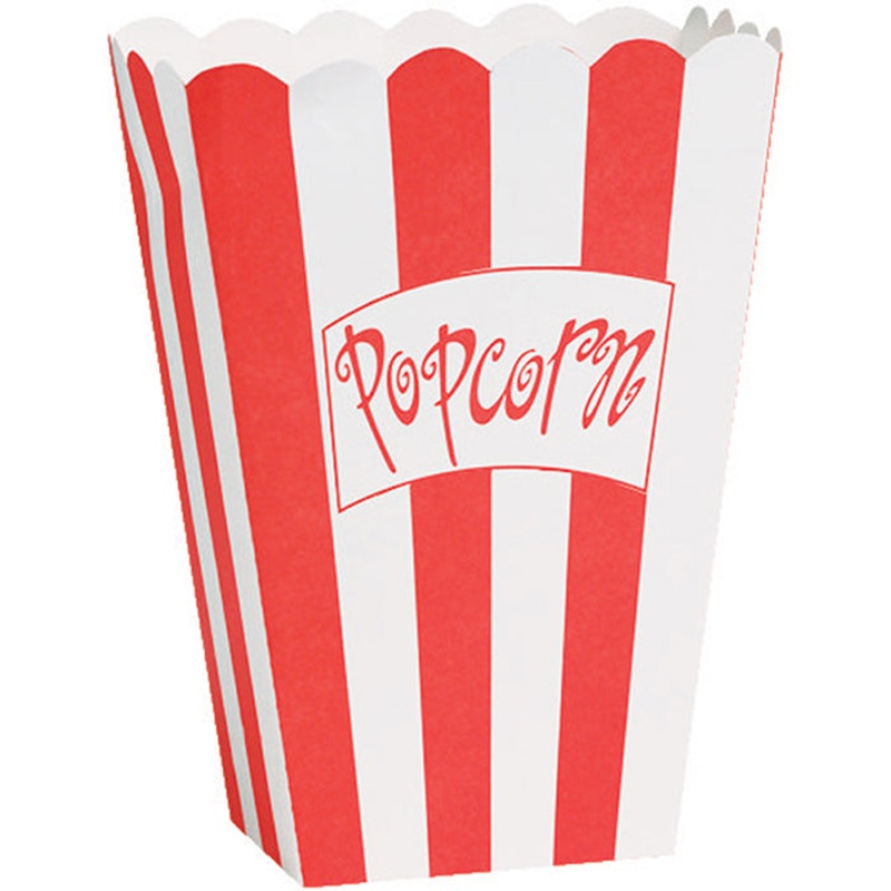 Hollywood Lights Popcorn Box Small (8/Pkg)