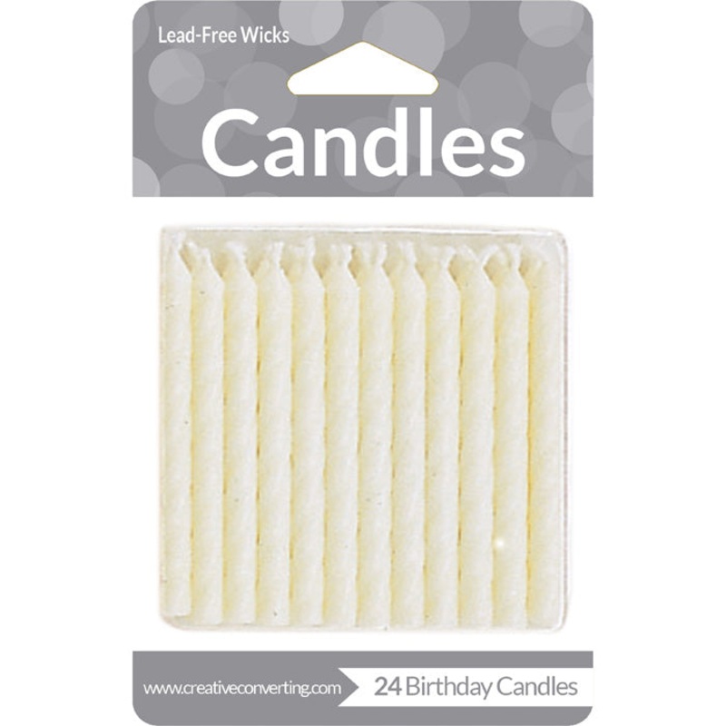 White Candles (24/Pkg)