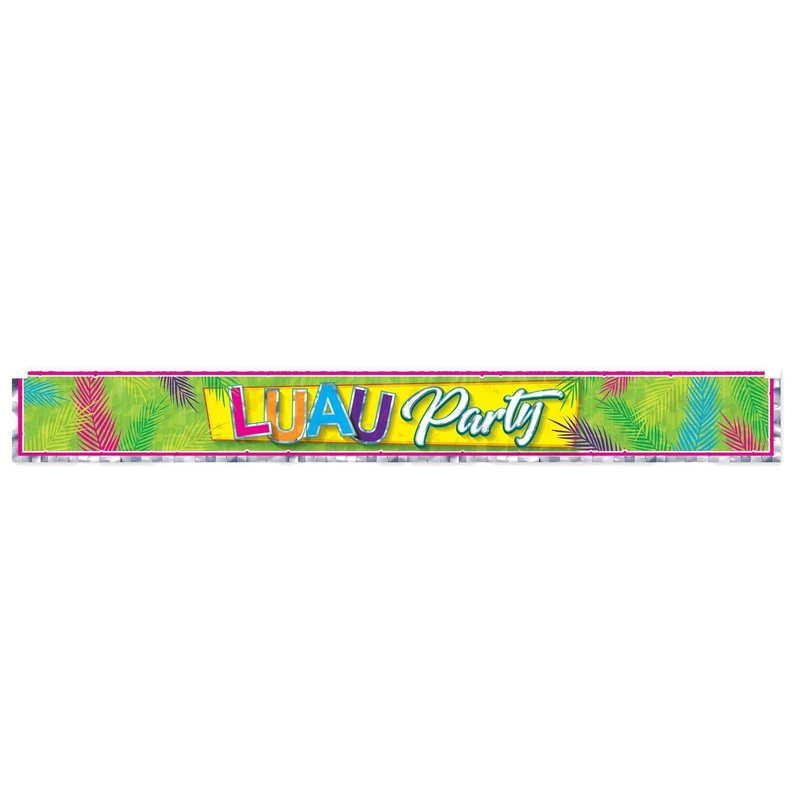 12 Pack Beistle Luau Party Metallic Luau Party Fringe Banner