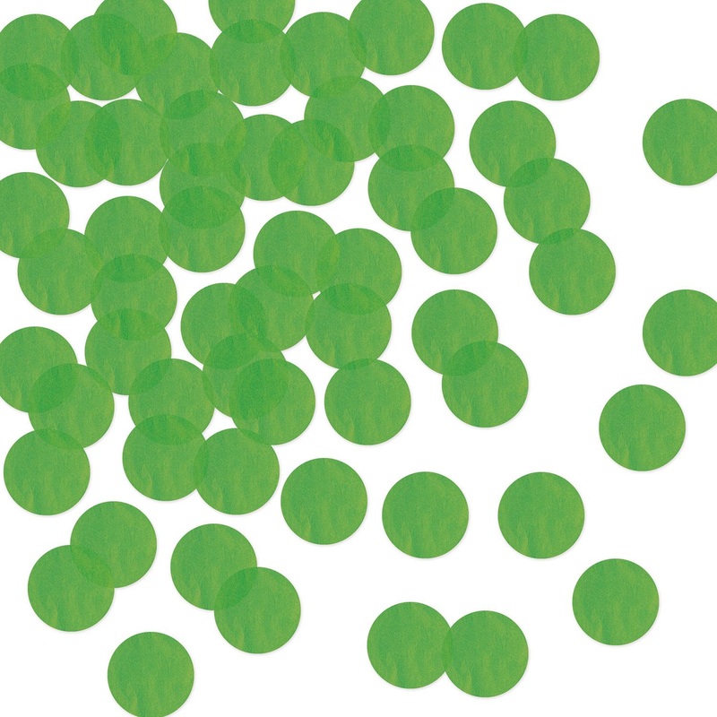 12 Pack Beistle Tissue Party Confetti - Green (8.8 Oz per Pack)