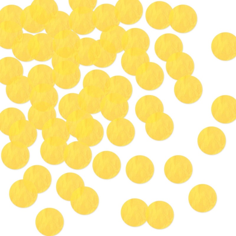 12 Pack Beistle Tissue Party Confetti - Yellow (8.8 Oz per Pack)