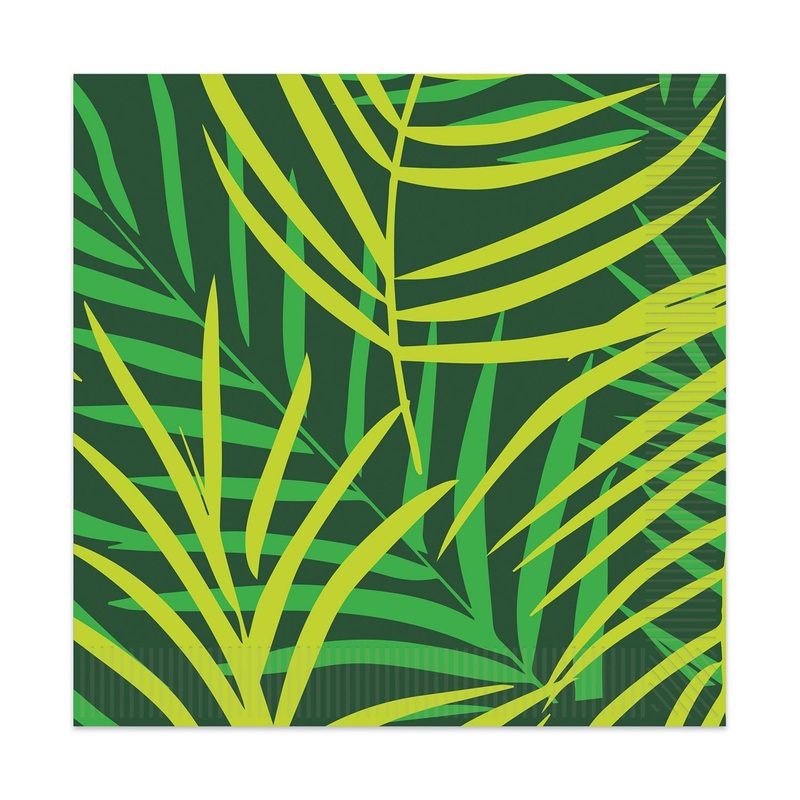 192 Pack Beistle Luau Party Palm Leaf Luncheon Napkins
