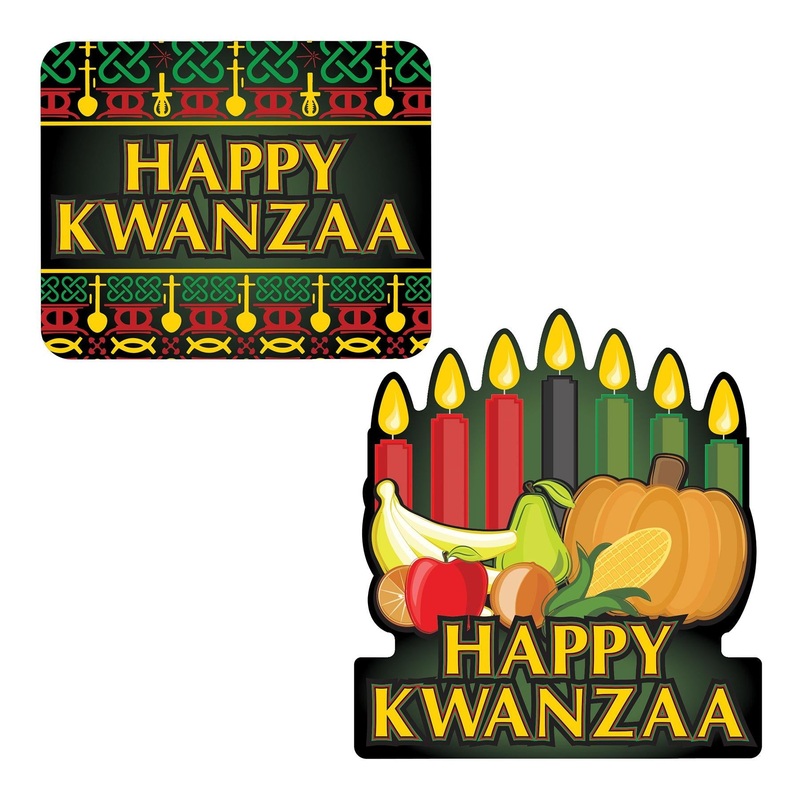 24 Pack Beistle Happy Kwanzaa Signs