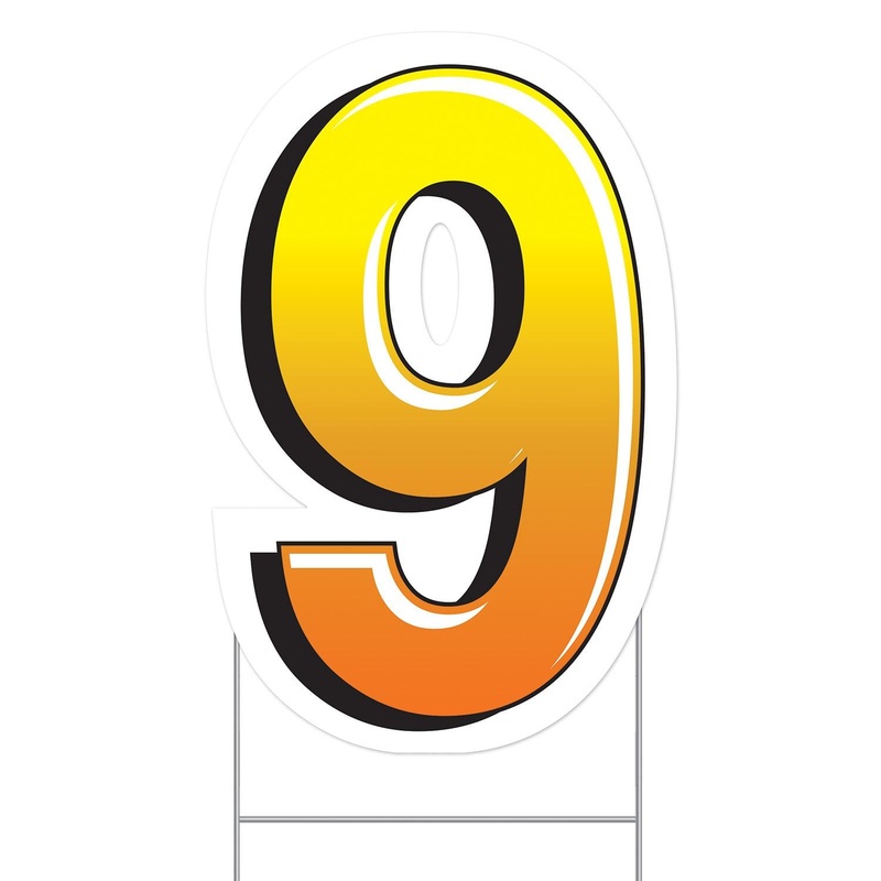 3 Pack Beistle Plastic 9 Party Yard Sign