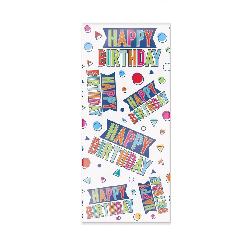 300 Pack Beistle Happy Birthday Party Cello Bags