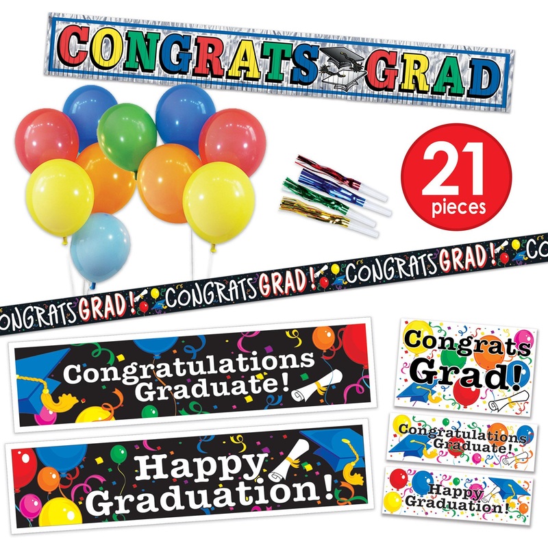 6 Pack Beistle Graduation Party Car Party Box