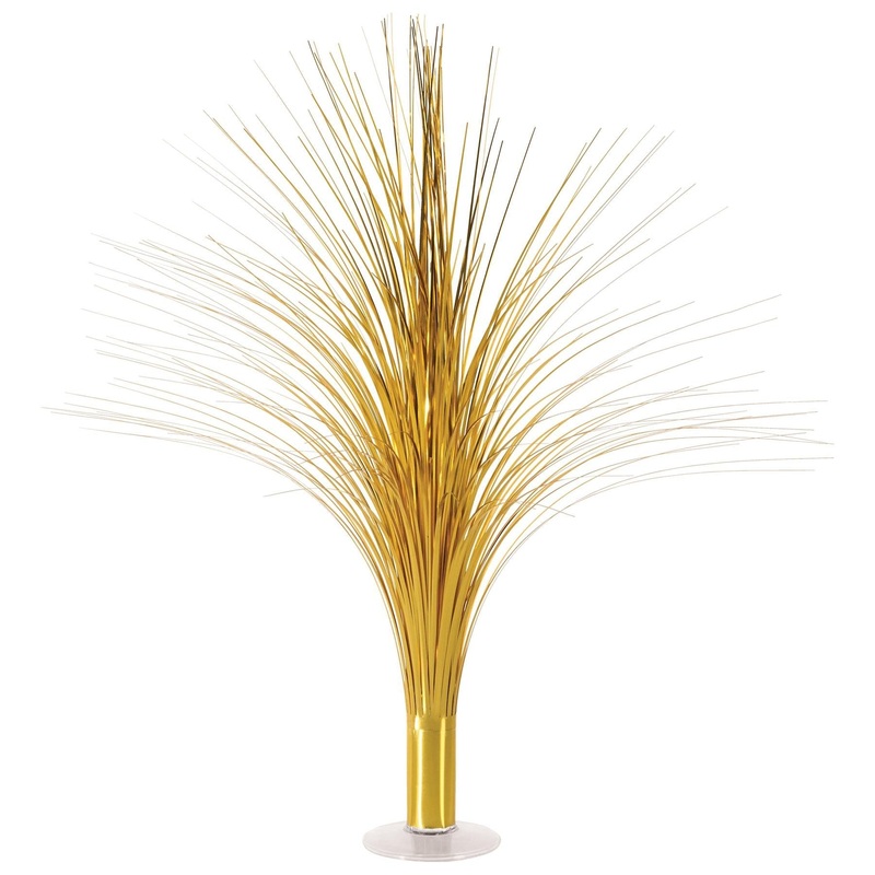 6 Pack Beistle Metallic Party Spray Centerpiece - gold
