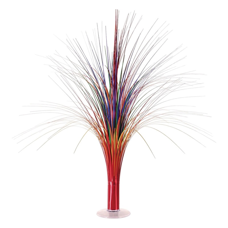 6 Pack Beistle Metallic Party Spray Centerpiece - multi-color