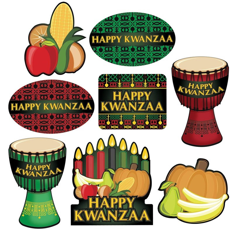 96 Pack Beistle Happy Kwanzaa Cutouts