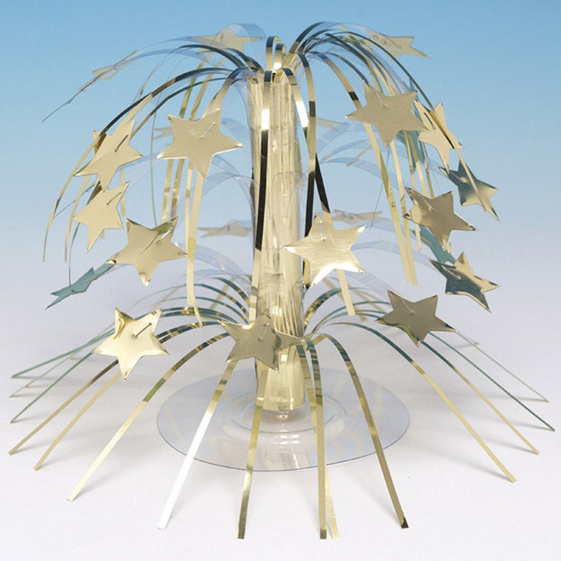 Gold Foil Cascading Centerpiece