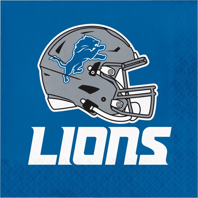 Detroit Lions Napkins (16/Pkg)