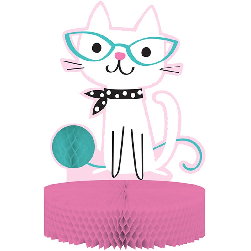Purr-Fect Cat Party Centerpiece