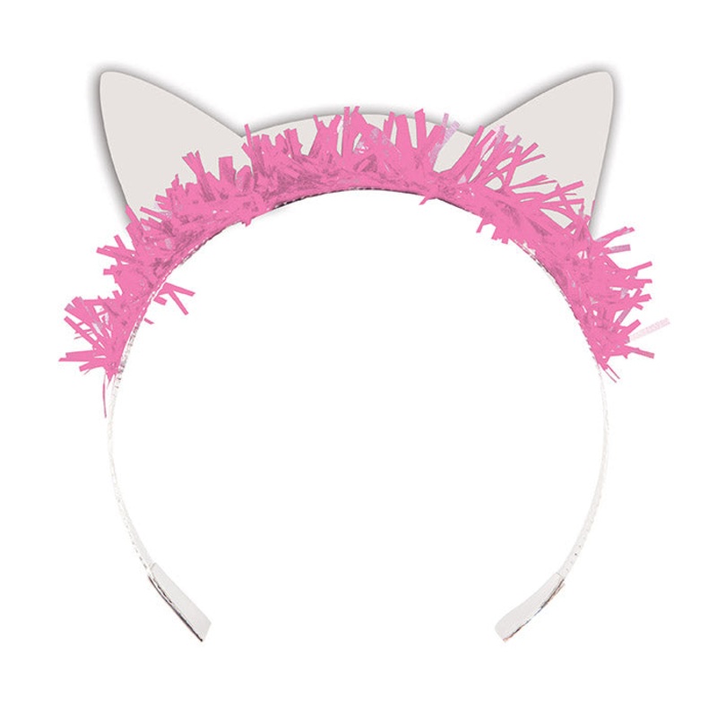 Purr-Fect Cat Party Tiaras (8/Pkg)