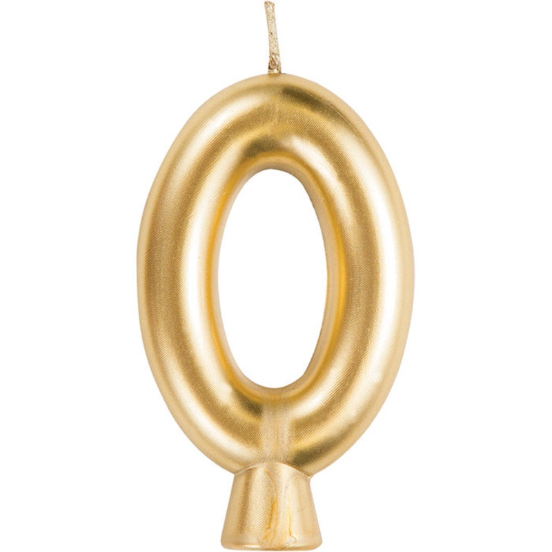 Gold 0 Candle